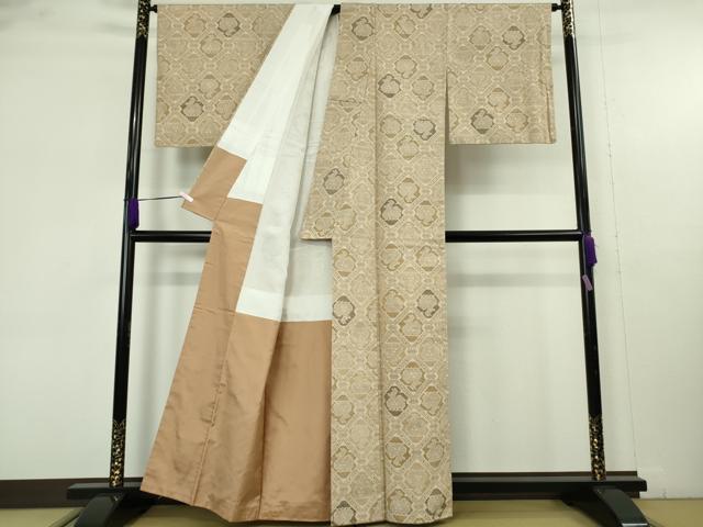平和屋着物●極上 結城紬 100亀甲 有栖川文様 逸品 DZAB9656kh6