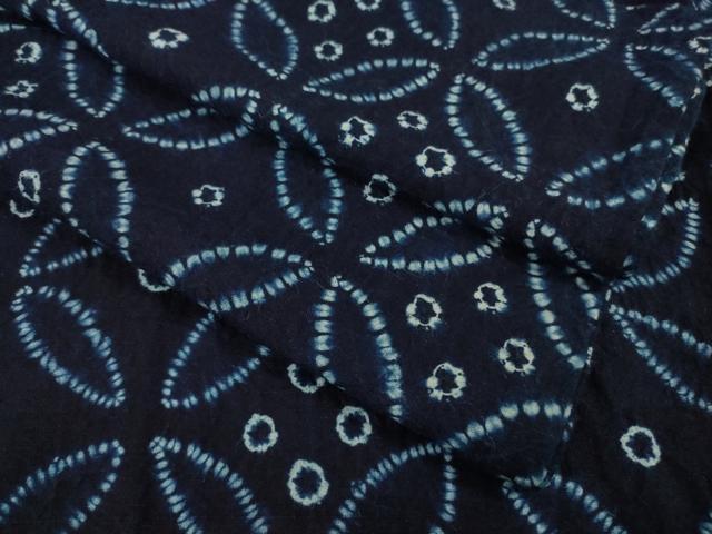 平和屋着物∴極上 夏物 浴衣 有松鳴海絞り 七宝文 綿 逸品 DZAB9670kh6