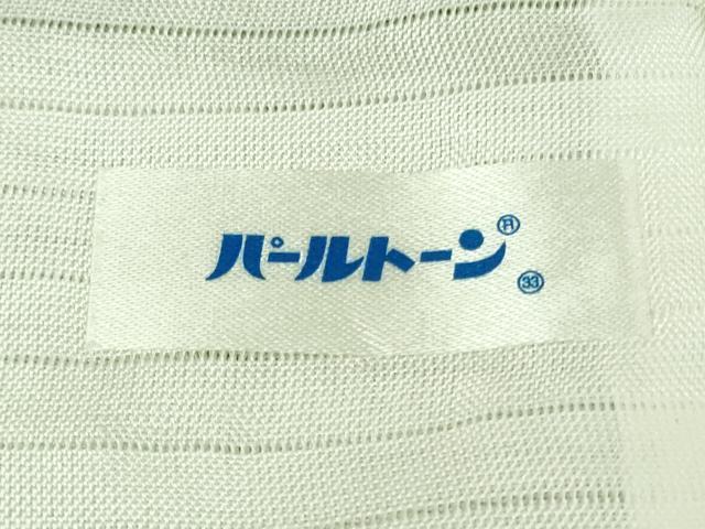 平和屋着物*極上 夏物 小紋 絽縮緬 月兎 立波 若葉色地 逸品 DZAB9694kh6