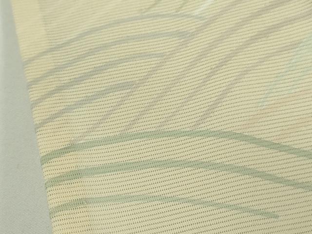 平和屋本店*極上 夏物 訪問着 絽 立波文 砥粉色地 金彩 逸品 未使用 DZAB9697kh6
