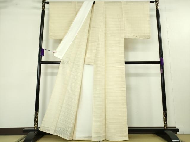 平和屋着物*極上 夏物 銀座きしや 誉詩多工芸 色無地 変わり絽 蒸栗色地 たとう紙付き 逸品 未使用 DZAB9699kh6