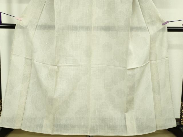 平和屋着物*極上 夏物 本塩沢 夏塩沢 110亀甲 蚊絣 雪輪重ね 逸品 DZAB9710kh6
