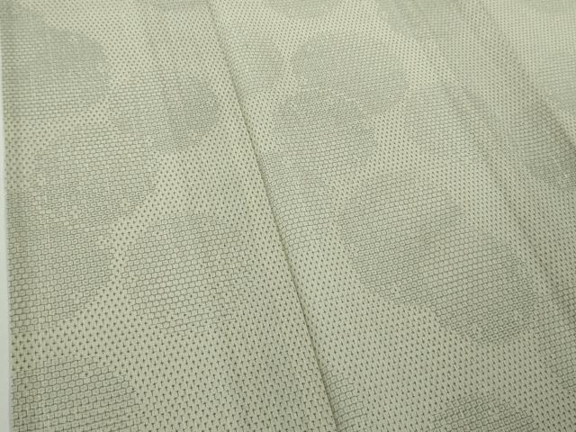 平和屋着物*極上 夏物 本塩沢 夏塩沢 110亀甲 蚊絣 雪輪重ね 逸品 DZAB9710kh6