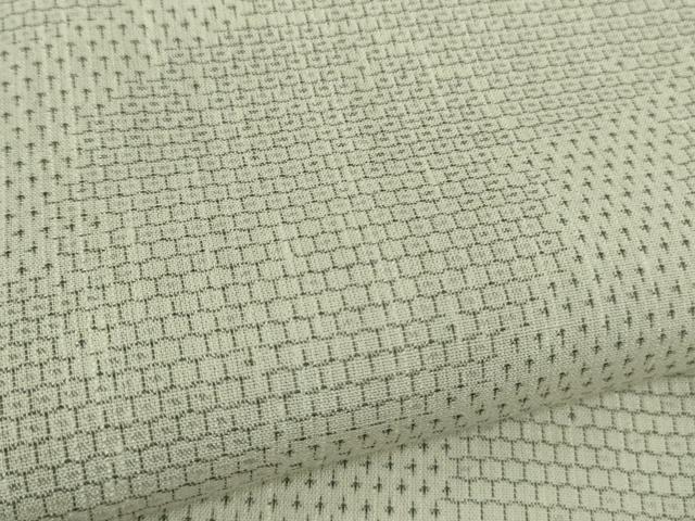 平和屋着物*極上 夏物 本塩沢 夏塩沢 110亀甲 蚊絣 雪輪重ね 逸品 DZAB9710kh6