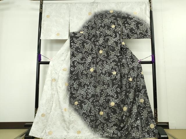 平和屋本店●極上 訪問着 辻が花 草花文 暈し染め 金銀彩 ロング丈 逸品 DZAB9787kh6