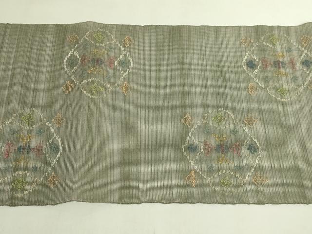 平和屋着物*極上 夏物 1854年創業 帯屋捨松 八寸名古屋帯 間道 逸品 DZAB9889kh6