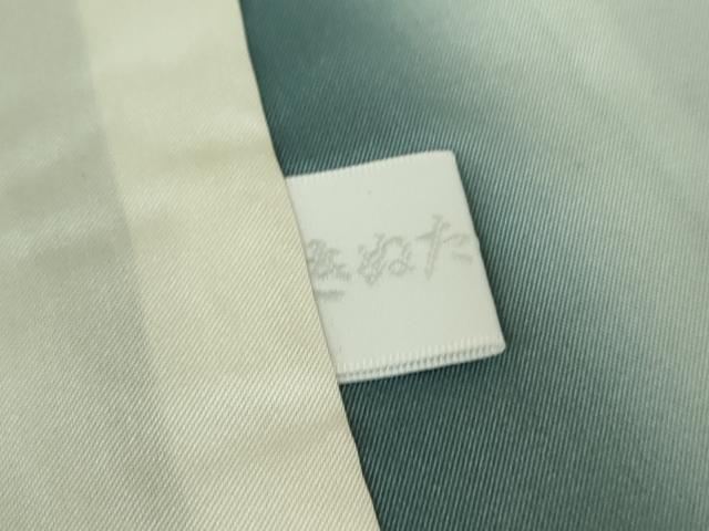 平和屋本店●極上 本場結城紬 重要無形文化財 結織苑 絣間道 証紙付き 逸品 DZAC0053kh6