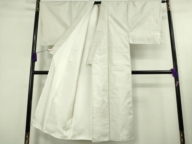 平和屋本店●極上 男性 本場大島紬 白大島 アンサンブル 蚊絣 逸品 未使用 DZAC0074kh6