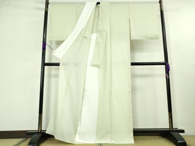 平和屋着物*極上 夏物 色無地 絽 若芽色 五泉 反端付き 逸品 未使用 DZAC0083kh6