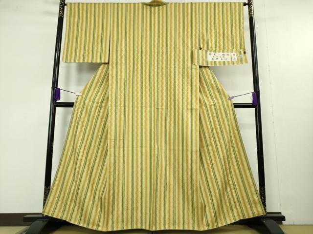 平和屋本店●希少 あや工房創設者 米須幸代 首里の織物 首里花織 紬 あや工房謹製 証紙付き 逸品 未使用 DZAC0087kh6
