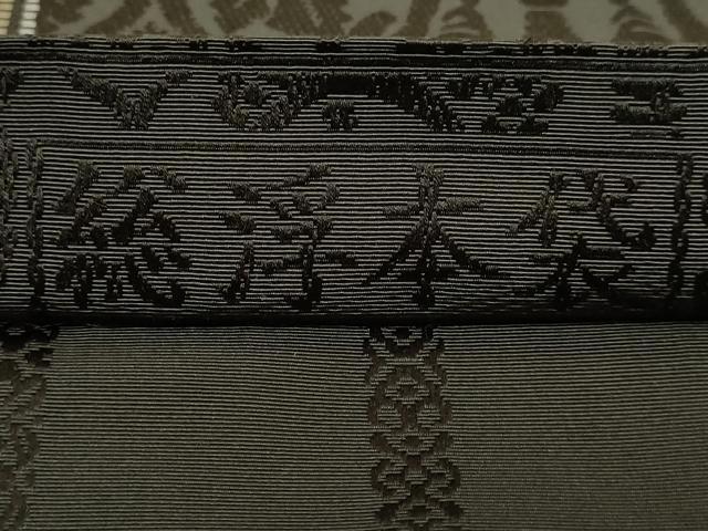 平和屋本店●極上 1897年創業 名門岡野 本場筑前博多織 千年工房 両面 全通柄 総浮本袋帯 正倉院 博多金ラベル 証紙付き 逸品 DZAC0113kh6