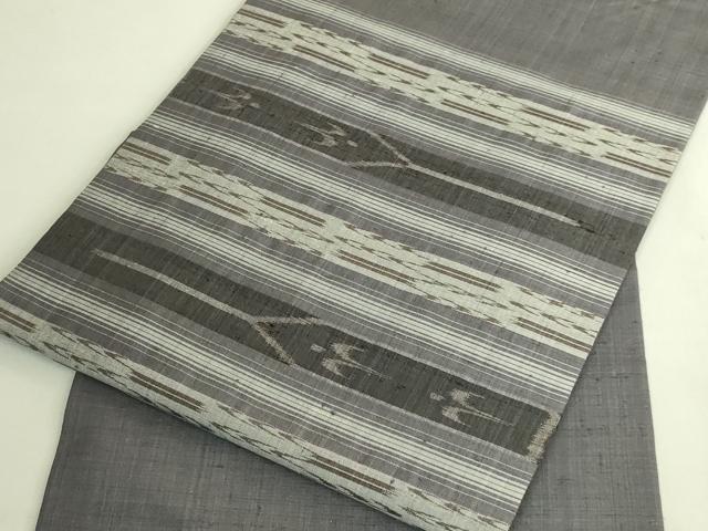 平和屋着物●極上 本場琉球絣 九寸名古屋帯 紬地 ますいわ屋扱い 逸品 DZAC0126kh6