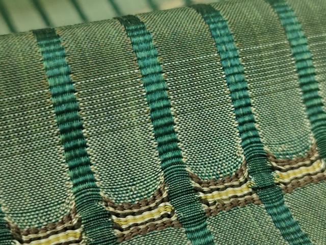 平和屋本店●極上 藤山千春 九寸名古屋帯 吉野間道 証紙付き 逸品 DZAC0129kh6