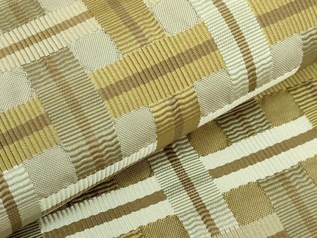 平和屋本店●極上 伝統工芸士 曽根武勇 全通柄袋帯 吉野間道 逸品 DZAC0143kh6