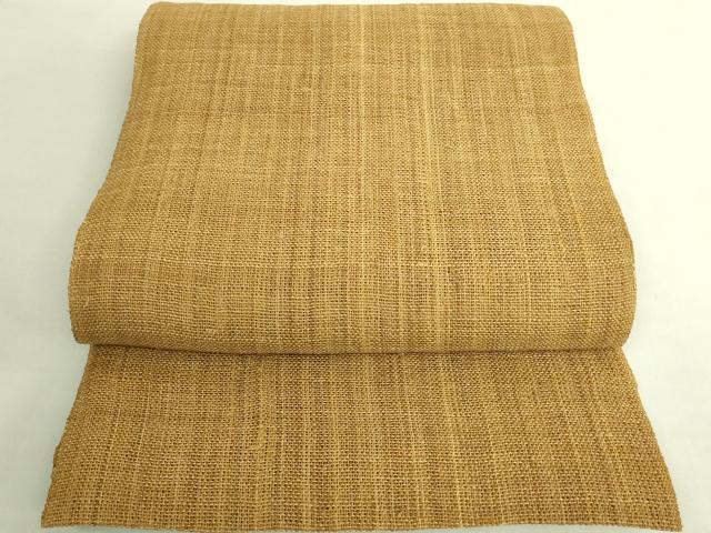 平和屋本店*極上 夏物 古代原始布 科布 八寸名古屋帯 逸品 DZAC0181kh6
