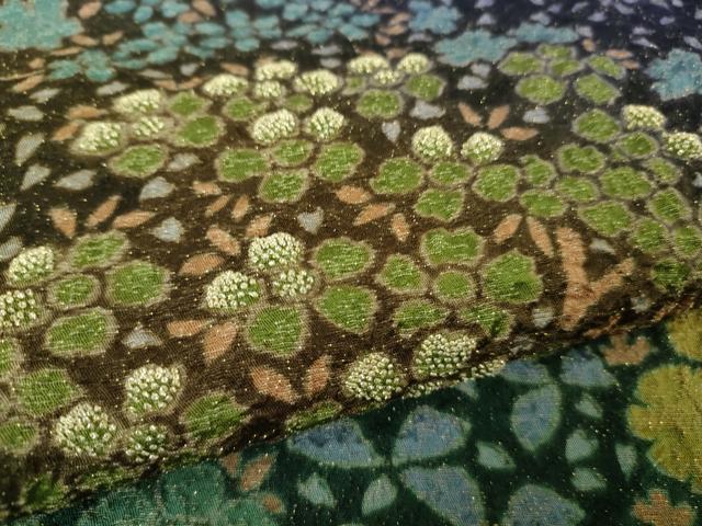 平和屋本店●極上 十日町 名門 滝泰謹製 訪問着 中国三大刺繍 相良刺繍 朧染め 襲絞り 暈し染め 金糸 金通し地 逸品 未使用 DZAC0205kh6