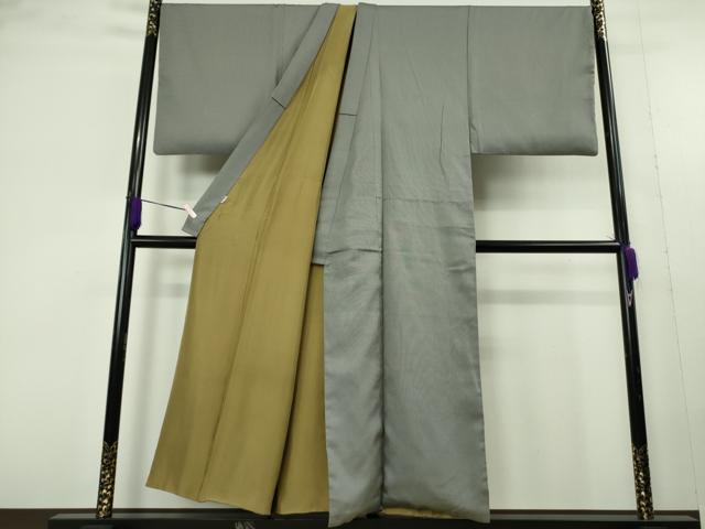 平和屋本店●極上 男性 銀座もとじ お召 キングサイズ たとう紙付き 逸品 DZAC0249kh6