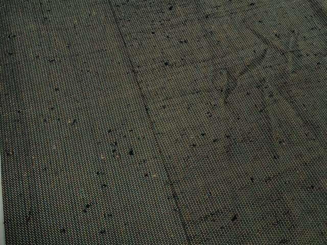 平和屋着物∞希少 ざざんざ織 単衣 道中着 ロング丈 逸品 DZAC0293kh6