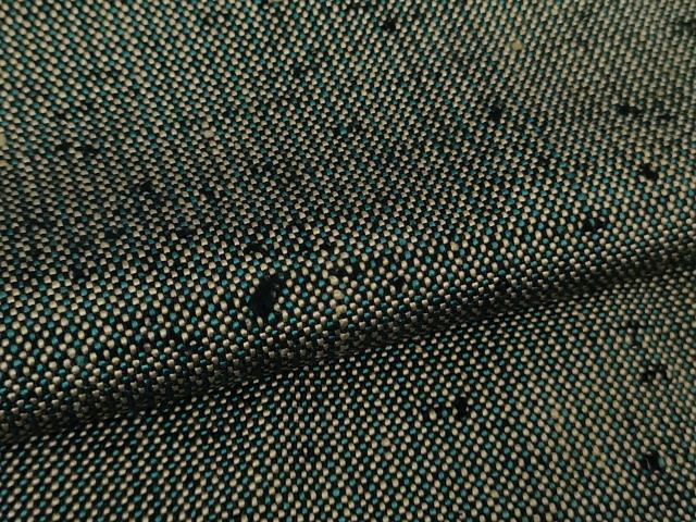 平和屋着物∞希少 ざざんざ織 単衣 道中着 ロング丈 逸品 DZAC0293kh6