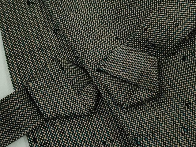 平和屋着物∞希少 ざざんざ織 単衣 道中着 ロング丈 逸品 DZAC0293kh6