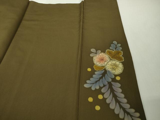 平和屋本店●極上 訪問着 辻が花 暈し染め 金通し地 逸品 DZAC0306kh6