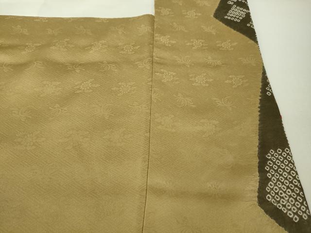 平和屋本店●極上 訪問着 駒刺繍 絞り 宝尽くし 吉祥花松文 金彩 逸品 DZAC0349kh6