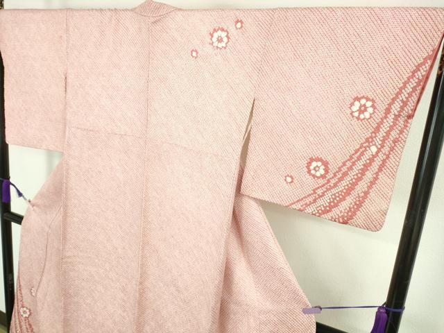 平和屋本店●極上 名門 藤娘きぬたや・総絞り 訪問着 舞花文 逸品 DZAC0354kh6