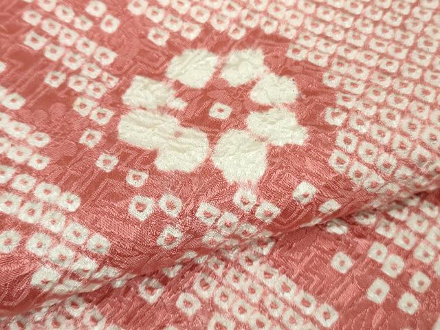 平和屋本店●極上 名門 藤娘きぬたや・総絞り 訪問着 舞花文 逸品 DZAC0354kh6