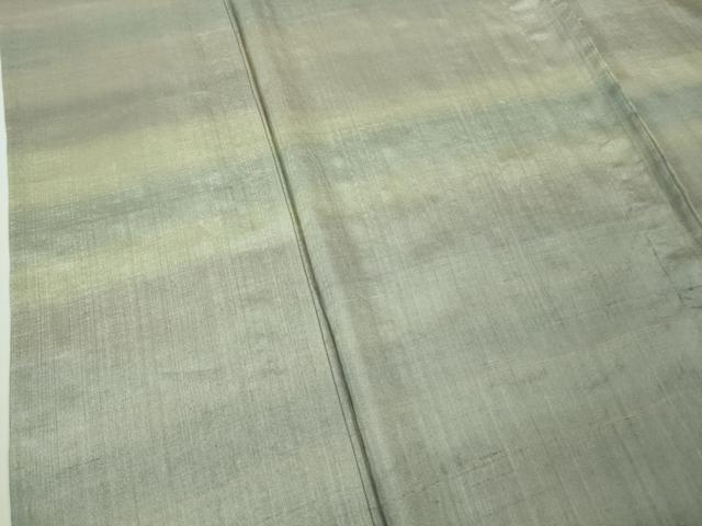平和屋本店▽極上 インド・アッサム 野蚕糸 手織 ムガシルク 単衣 訪問着 横段文 逸品 DZAC0366kh6