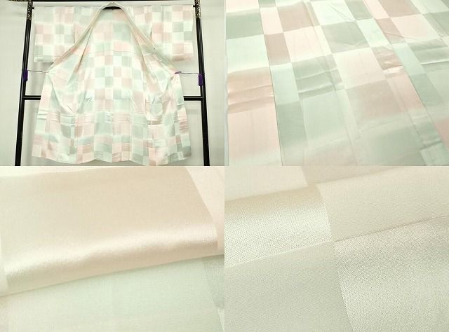 平和屋本店●極上 本加賀友禅作家 藤村建雄 訪問着・長襦袢(無双仕立て)セット 花鳥文 灰桜色地 暈し染め 逸品 DZAC0383kh6