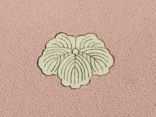 平和屋本店●極上 人間国宝 森口華弘 蒔糊友禅 蒔糊散らし 色留袖 刺繍 枝菊 金糸 三越扱い 逸品 DZAC0398kh6