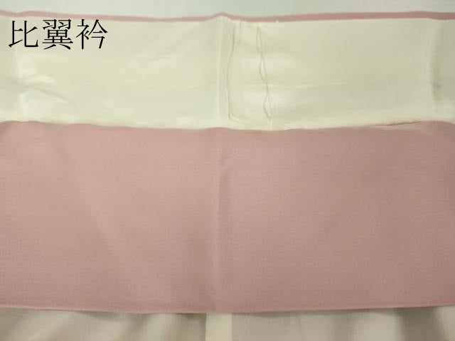 平和屋本店●極上 人間国宝 森口華弘 蒔糊友禅 蒔糊散らし 色留袖 刺繍 枝菊 金糸 三越扱い 逸品 DZAC0398kh6