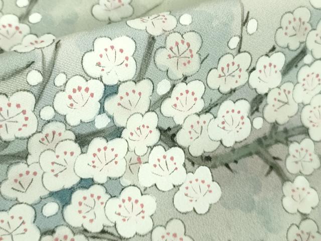 平和屋本店●極上 日本画家 濡れ描き友禅作家 高橋峰陵 訪問着 枝桜 暈し染め さが美扱い 逸品 DZAC0529kh6