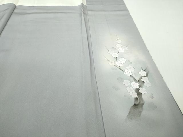 平和屋本店●極上 日本画家 濡れ描き友禅作家 高橋峰陵 訪問着 枝桜 暈し染め さが美扱い 逸品 DZAC0529kh6