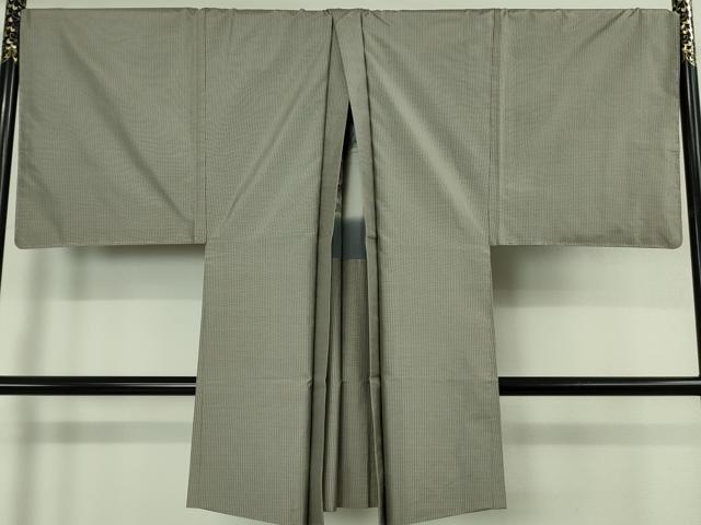 平和屋本店∞極上 男性 本場大島紬 長羽織 キングサイズ 羽裏・東海道五十三次 逸品 未使用 DZAC0582kh6