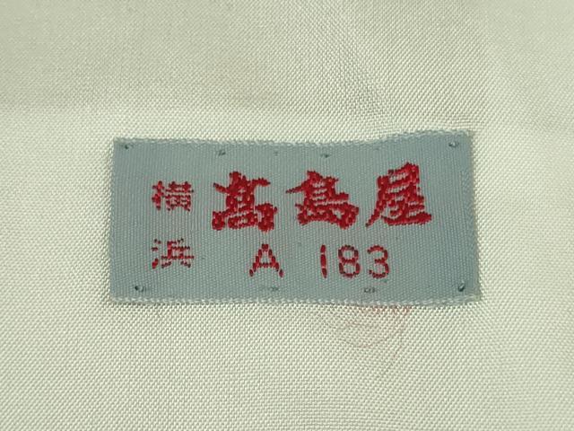 平和屋本店*極上 夏物 絹芭蕉 夏上布 雪輪重ね 枯色地 高島屋扱い 証紙付き 逸品 未使用 DZAC0587kh6