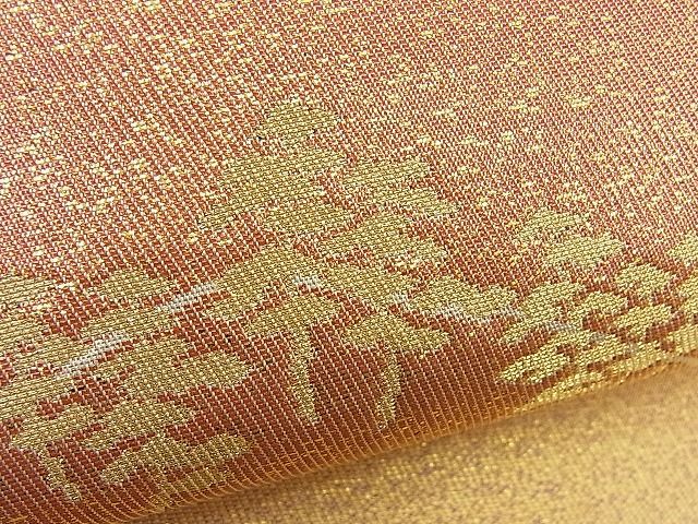 平和屋着物■六通柄袋帯 浜松文 金糸 逸品 n-ea0101