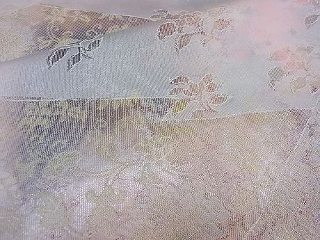 平和屋着物■六通柄袋帯 切嵌め吉祥花唐草文 金糸 逸品 n-ea0201