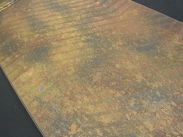 平和屋着物■六通柄袋帯 霞文 箔楽 引箔 逸品 et1368