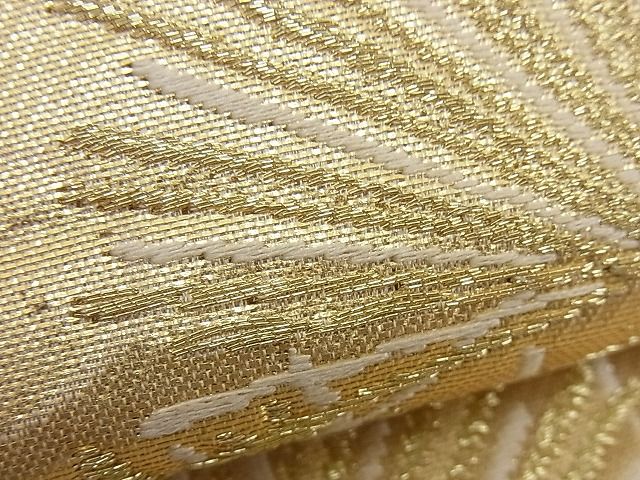 平和屋着物■六通柄袋帯 浜松文 金糸 逸品 n-ev0335