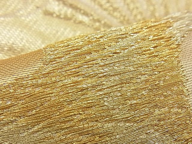 平和屋着物■六通柄袋帯 浜松文 金糸 逸品 n-ev0335