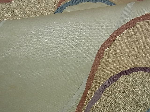 平和屋着物■六通柄袋帯 吉祥文 金銀糸 逸品 ev1205