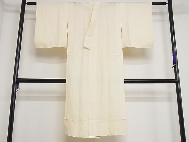 平和屋着物■長襦袢 無双仕立て 枝花文 正絹 逸品 B-ey2337