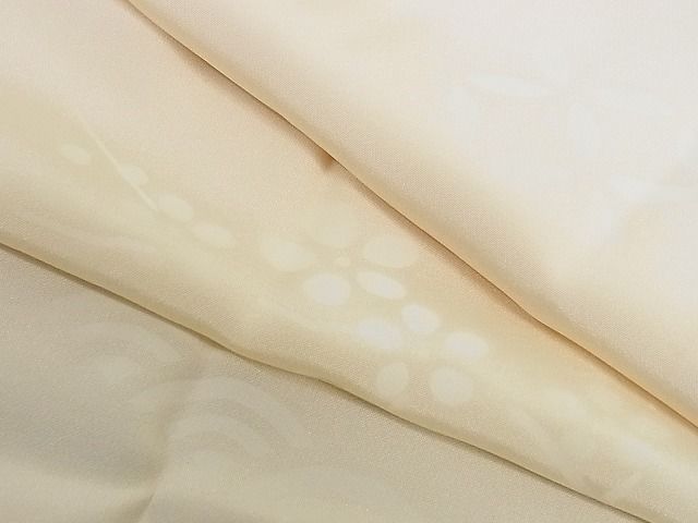 平和屋着物■長襦袢 無双仕立て 枝花文 正絹 逸品 B-ey2337