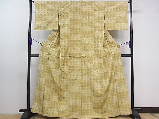平和屋着物■上質な紬 吉祥文 逸品 fb4836