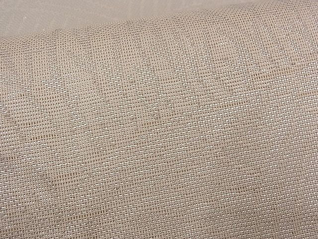 平和屋着物■夏物 六通柄 本袋帯 竹垣文 銀糸 逸品 fb7920