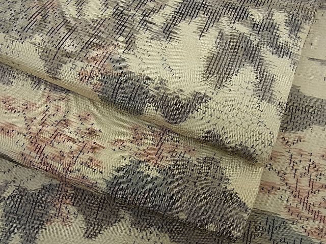 平和屋着物■上質な紬 流水風景文 逸品 n-fn0254