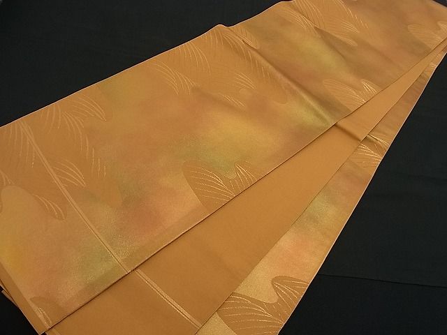 平和屋着物■全通柄 本袋帯 吉祥霞文 金彩 逸品 n-fn0513