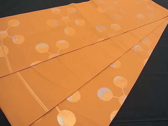 平和屋着物■全通柄 本袋帯 梅鉢文 金銀糸 逸品 n-fw1064