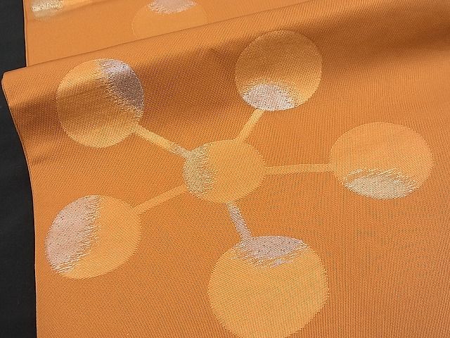 平和屋着物■全通柄 本袋帯 梅鉢文 金銀糸 逸品 n-fw1064